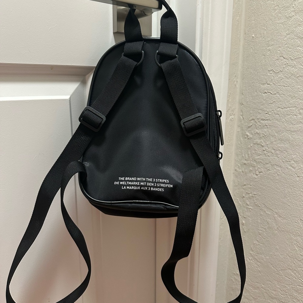 Adidas Black and White Santiago Mini Backpack - Picture 5 of 5